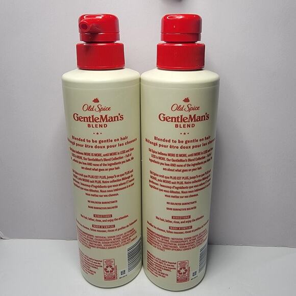 2 Pack Old Spice Gentleman's Blend Green Tea & Ginger 2 In 1 Shampoo Conditioner - Picture 2 of 6